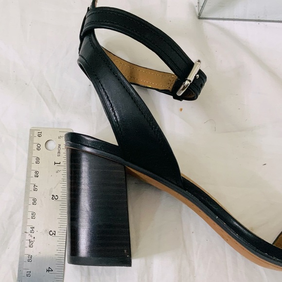 Coach Paige Leather Block Heel Sandals - Picture 6 of 9